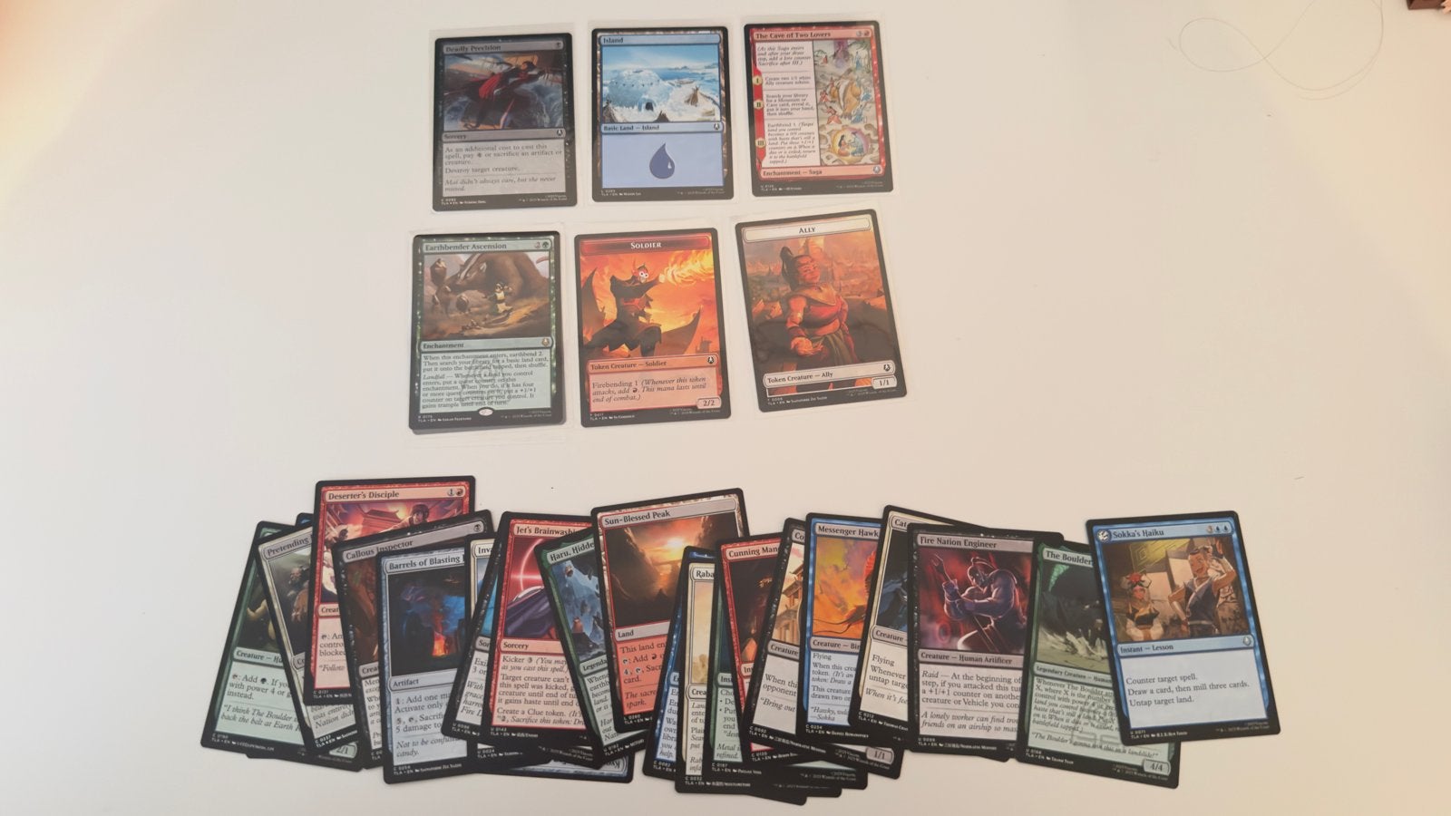 Magic: The Gathering Avatar kaarten, Hobby en Vrije tijd, Ophalen of Verzenden, Zo goed als nieuw, Meerdere kaarten