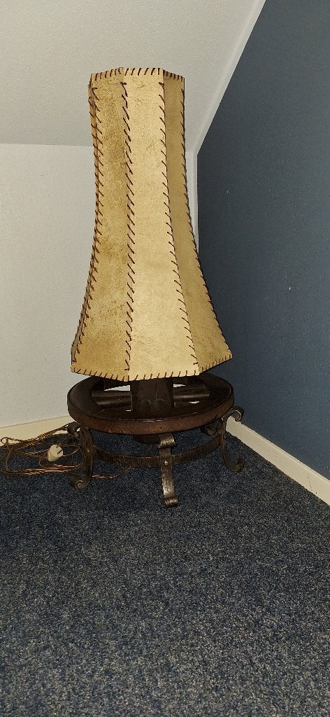 Retro Vintage Staande Lamp, Ophalen, Gebruikt, Minder dan 100 cm