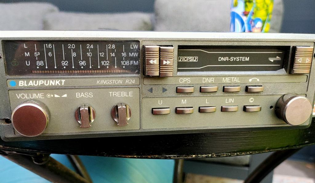 Blaupunkt Kingston R24 Autoradio Cassettespeler Vintage, Ophalen of Verzenden, Gebruikt
