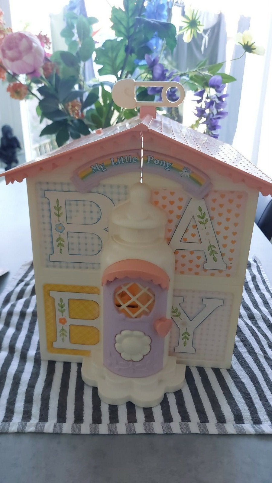 MY LITTLE PONY HUIS VINTAGE JAREN 80, Kinderen en Baby's, Ophalen of Verzenden, Gebruikt