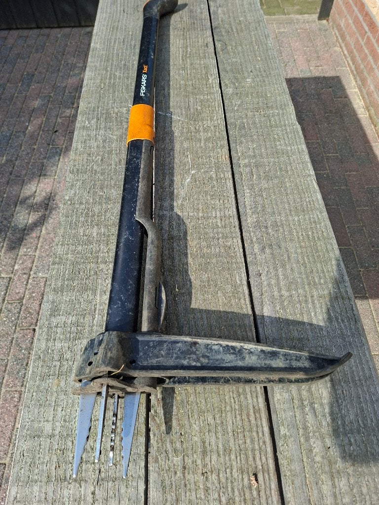 Onkruidtrekker fiskars, Ophalen, Gebruikt