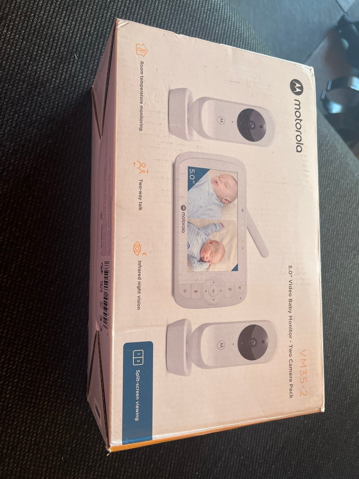 Motorola VM35-2 Babyfoon met 2 camera's, Kinderen en Baby's, Babyfoons, Ophalen of Verzenden, Zo goed als nieuw, 250 meter of meer