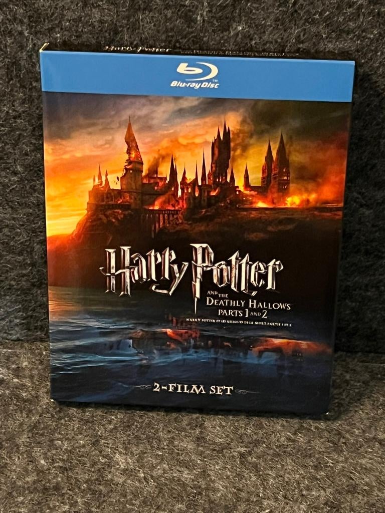 Harry Potter And The Deathly Hallows Part 1 & 2 (Blu-Ray), Ophalen of Verzenden, Zo goed als nieuw, Science Fiction en Fantasy