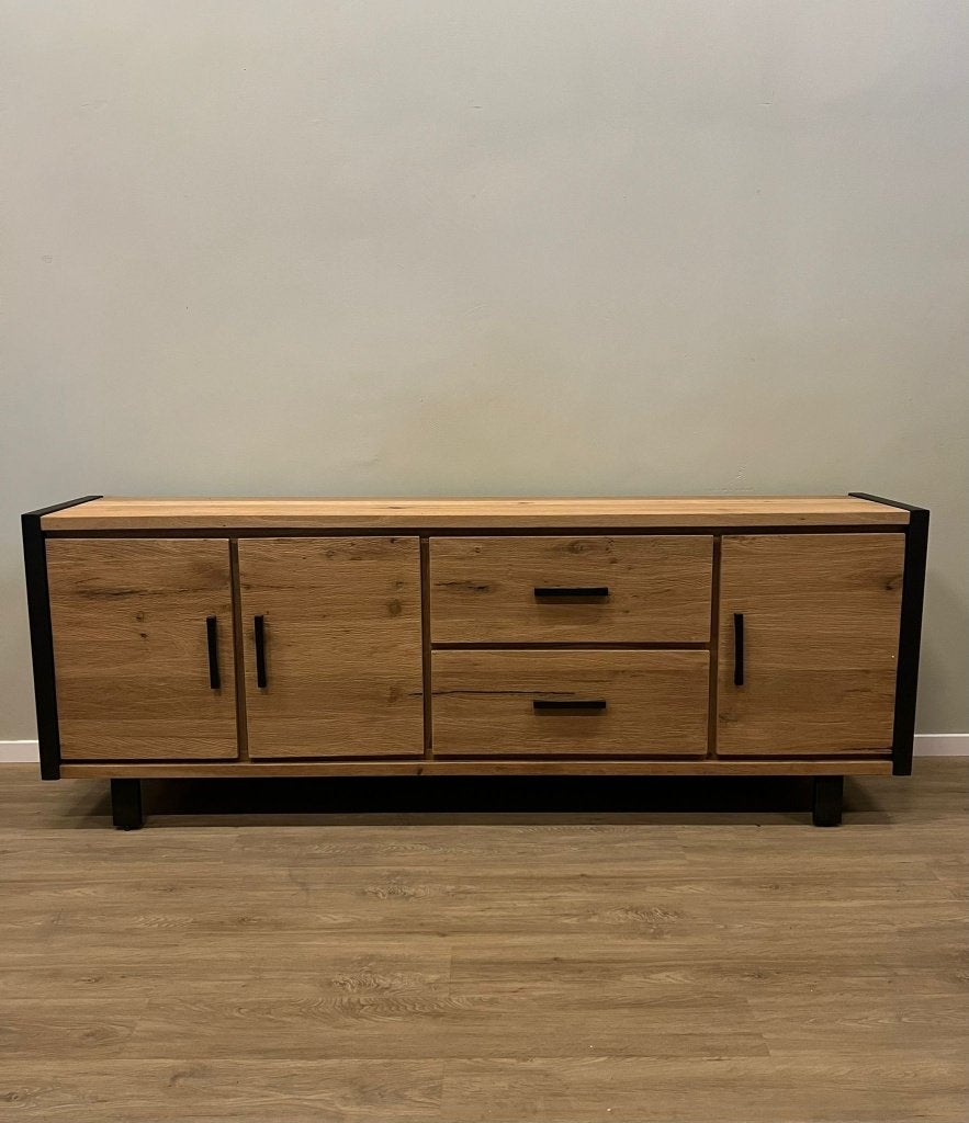Brooklyn dressoir 240cm van Happy@home, Ophalen, 1 of 2 laden, Eikenhout, Nieuw
