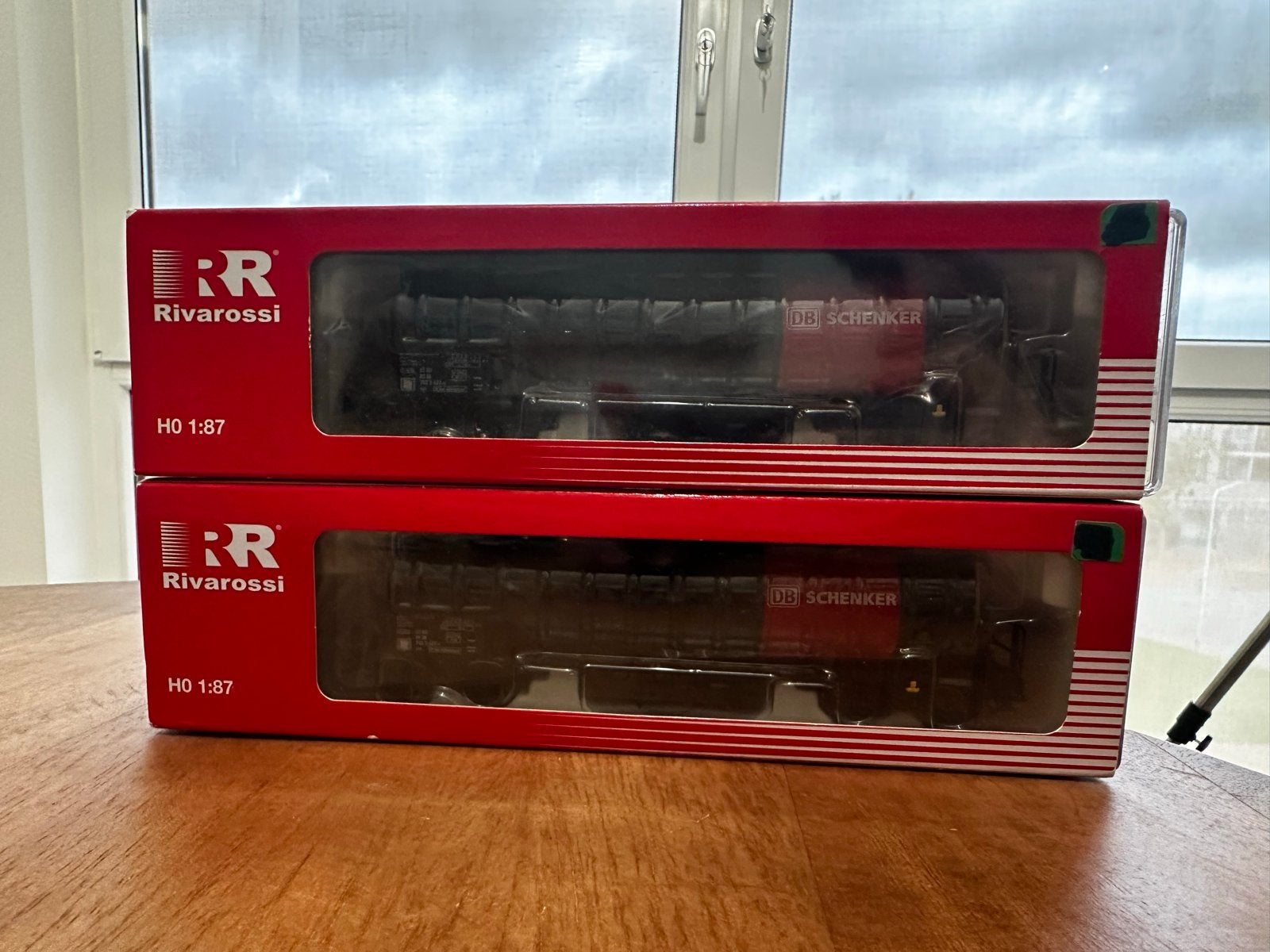 Rivarossi HR6201 DB Schenker wagons (zeldzaam, nieuwstaat), Overige merken, Gelijkstroom of Wisselstroom, Wagon, Ophalen of Verzenden