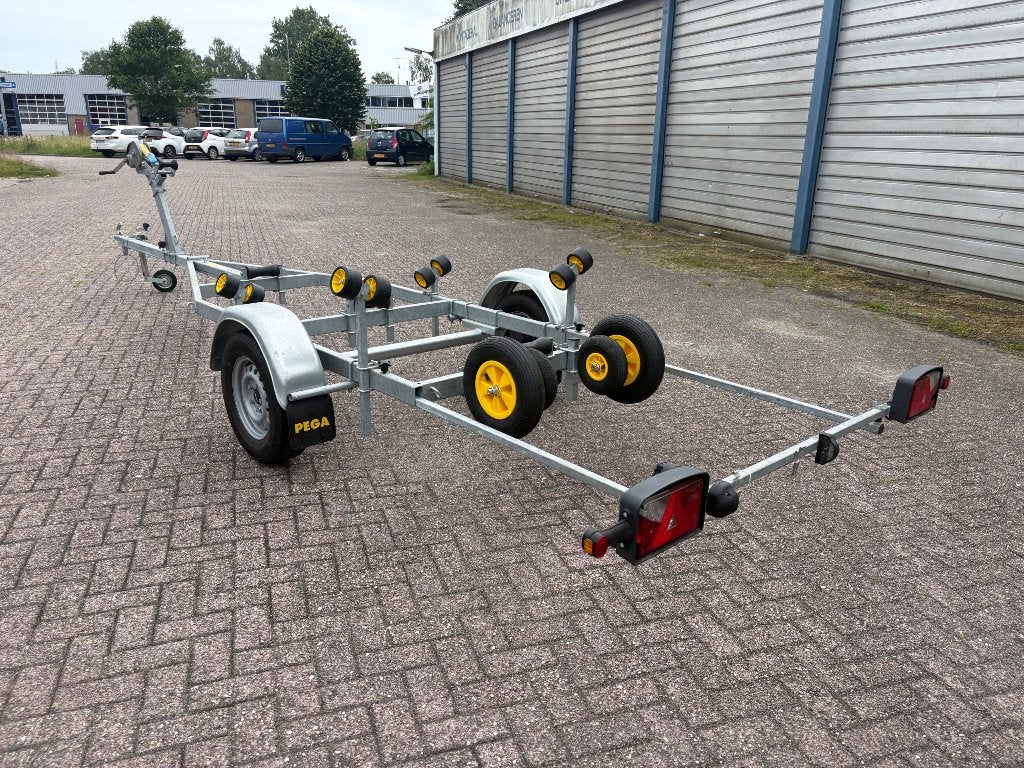 Boottrailer trailer PEGA Euroliner 750 / kanteltrailer, Watersport en Boten, Minder dan 1500 kg, Gebruikt, Verstelbare verlichting