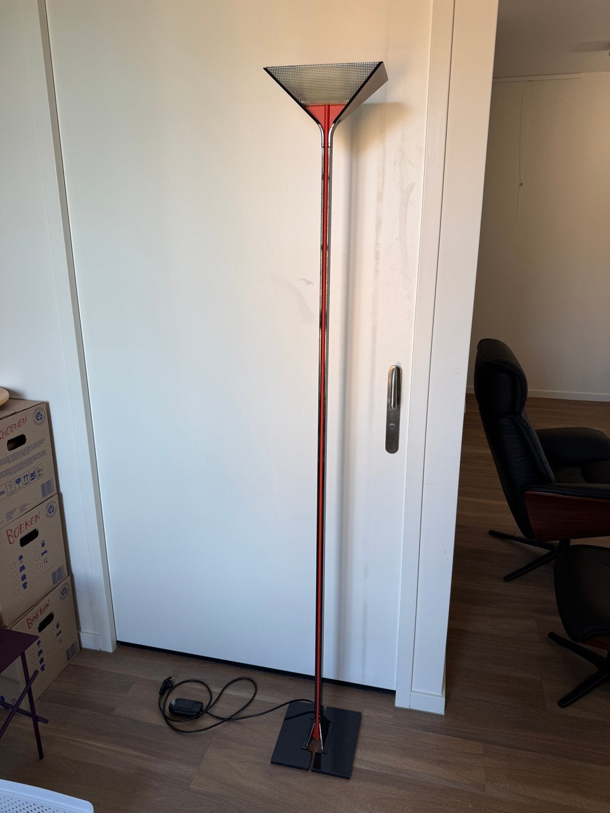 FLOS Papillona Vloerlamp - Italiaans Design (1970), Ophalen, Gebruikt, Overige fittingen, Metaal
