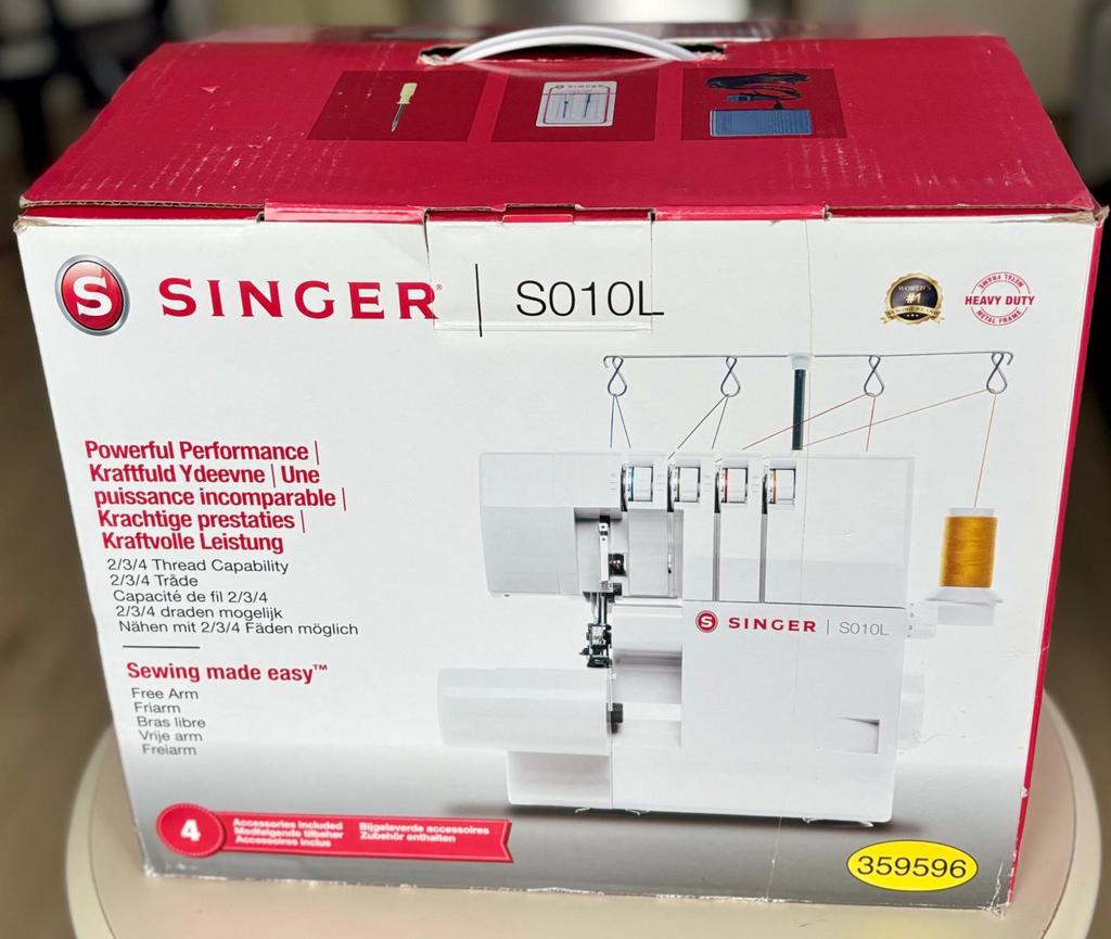 Singer overlock machine, Ophalen of Verzenden, Zo goed als nieuw, Naaimachine, Singer