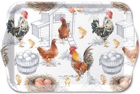 Ambiente - Dienblaadje - Chicken Farm - Melamine, Ophalen, Ambiente, Nieuw, Nvt