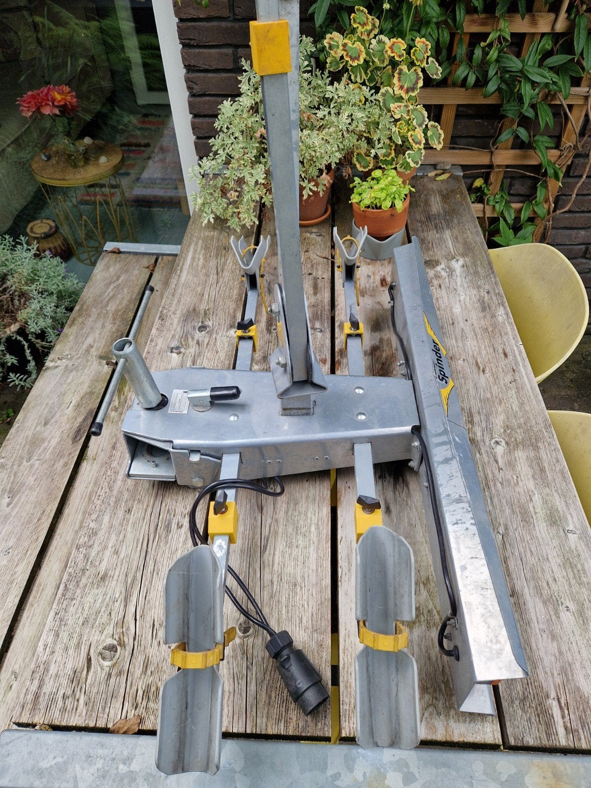 Spinder Eagle fietsendrager voor 2 fietsen kantelbaar, Auto diversen, Ophalen, 2 fietsen, Gebruikt, Trekhaakdrager