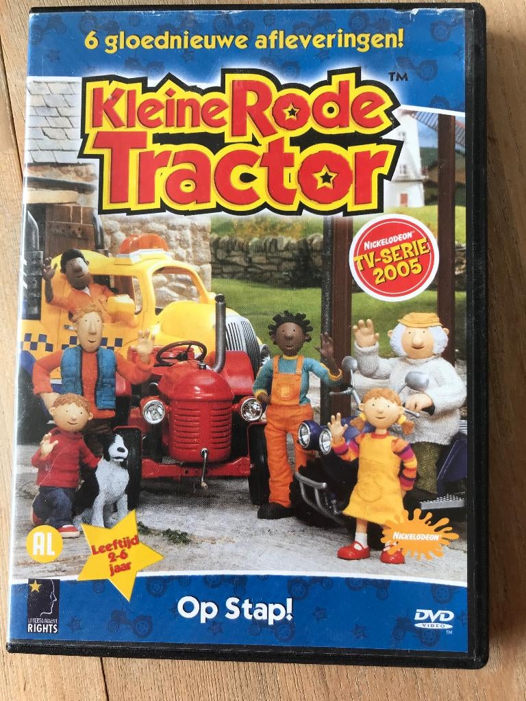 4x DvD Kleine Rode Traktor, Gebruikt, Alle leeftijden, Ophalen of Verzenden, Educatief