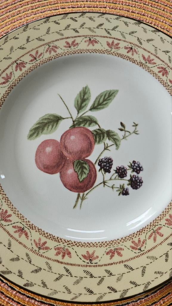 Johnson Brothers Fruit Sampler Borden 2x, Antiek en Kunst, Ophalen of Verzenden