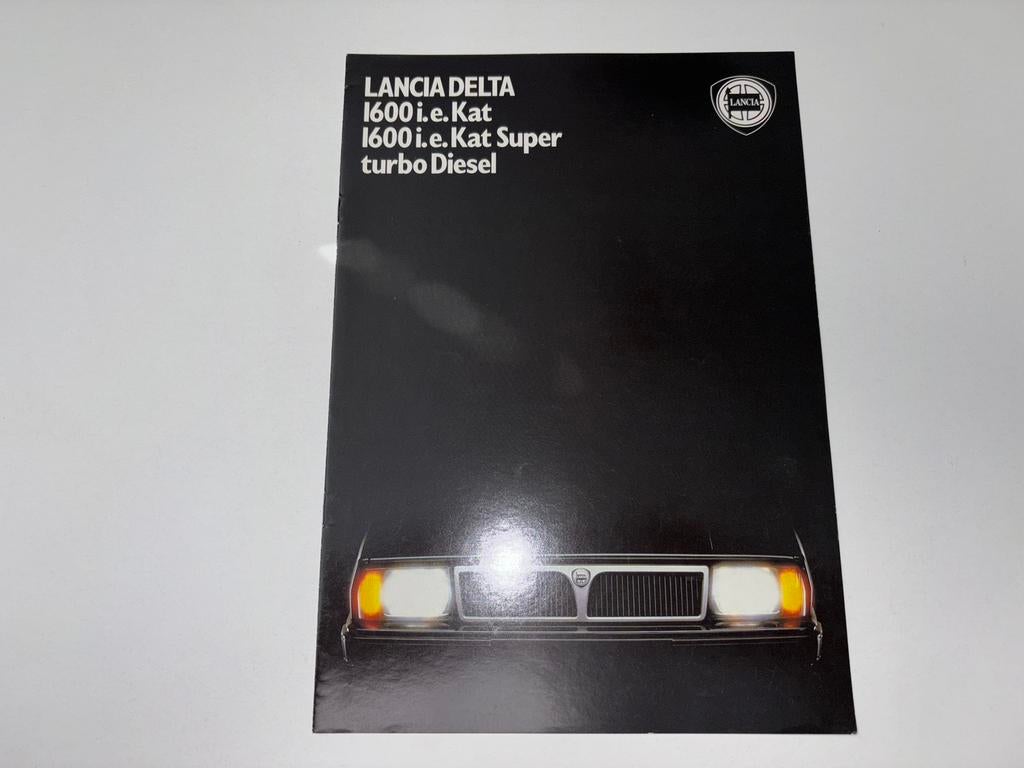 Folder Lancia Delta 1987, Ophalen of Verzenden, Zo goed als nieuw