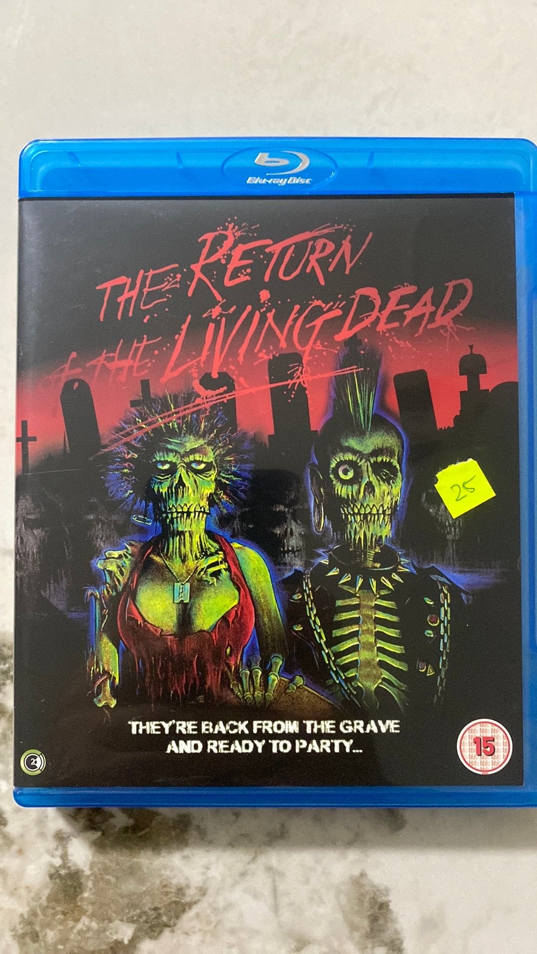 The return of the living dead blu ray, Cd's en Dvd's, Ophalen of Verzenden, Zo goed als nieuw, Horror