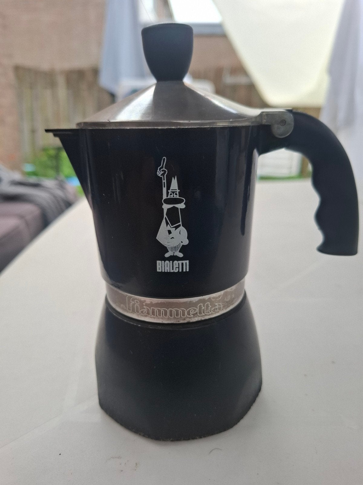Bialetti Fiammetta Moka Express - Zwart, Witgoed en Apparatuur, Koffiezetapparaten, Ophalen of Verzenden