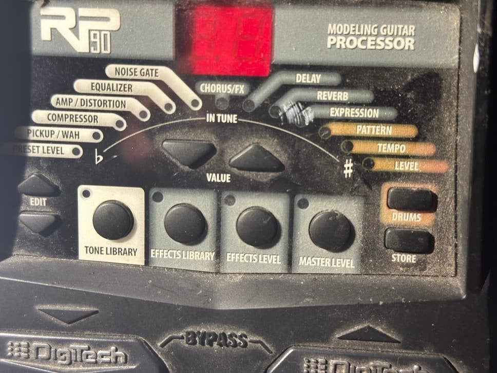 DigiTech RP90 Modeling Gitaar Processor Multi-effect, Ophalen of Verzenden, Zo goed als nieuw, Volume