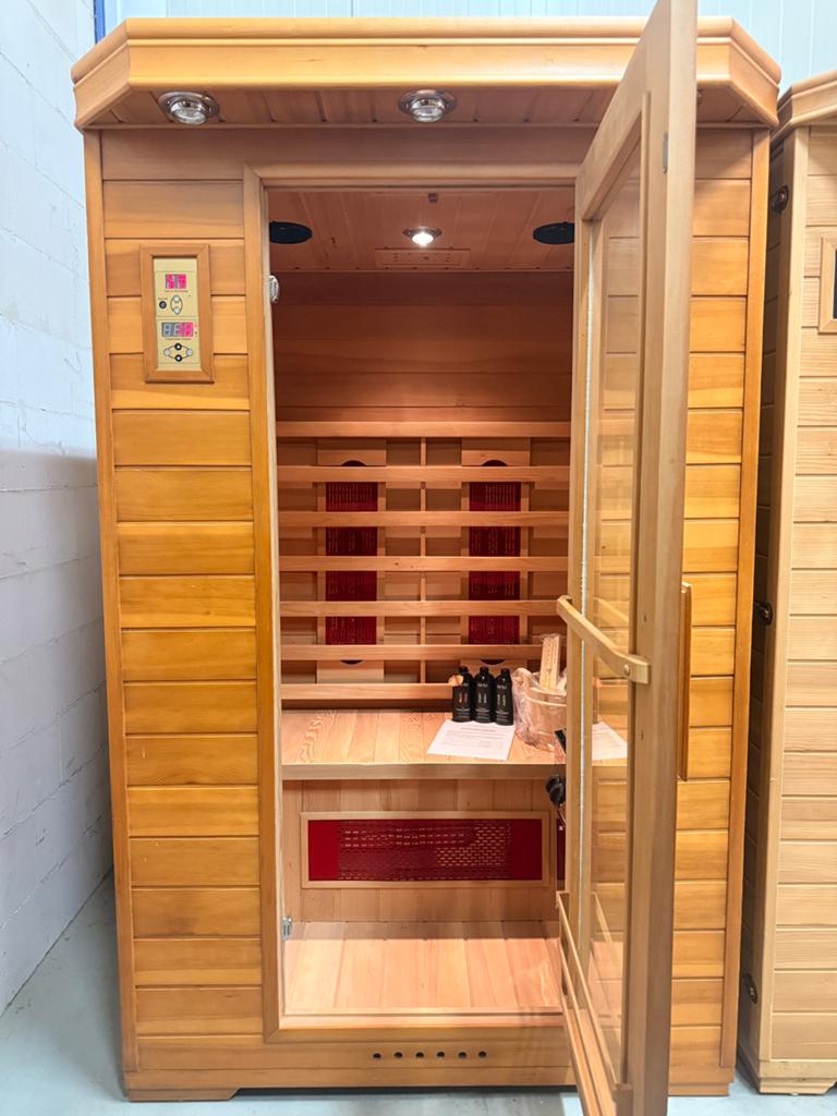 Combi Sauna (Infrarood + Fins) - GRATIS BEZORGD + GEMONTEERD