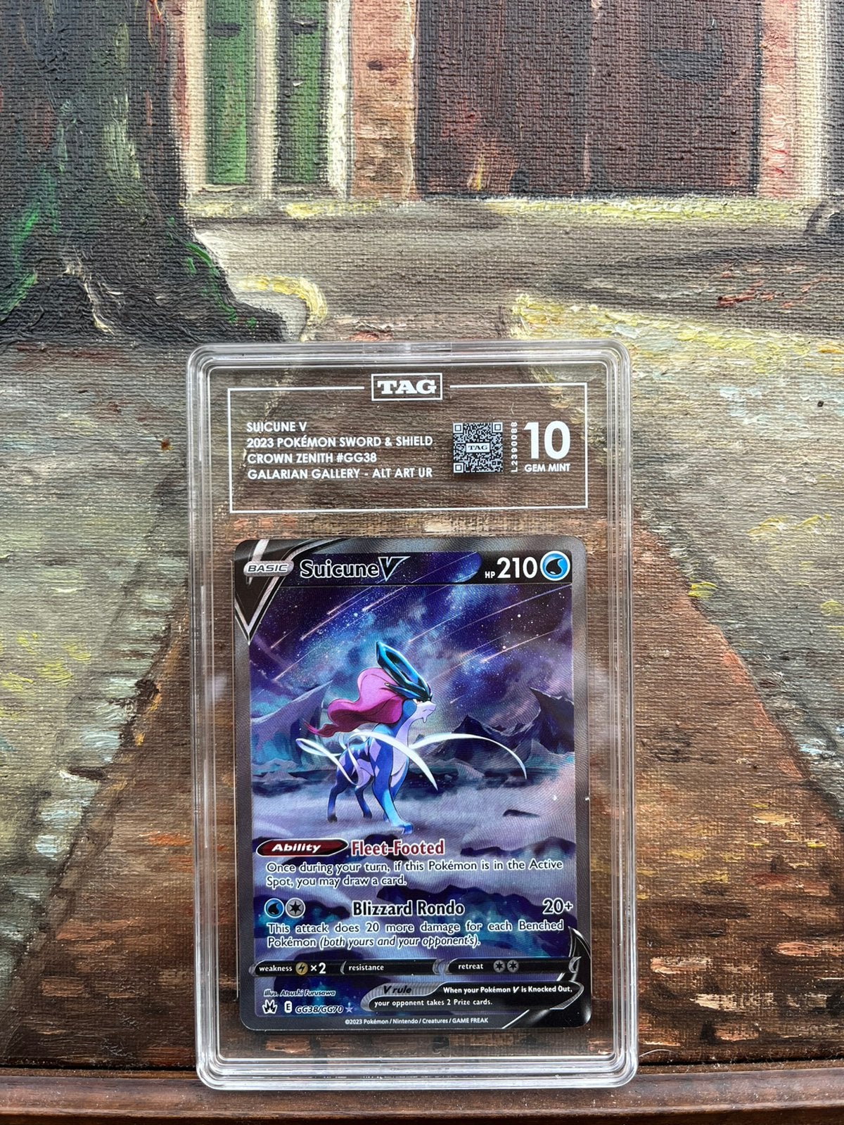 Suicune GG38 crown zenith TAG 10 slab, Ophalen of Verzenden, Zo goed als nieuw