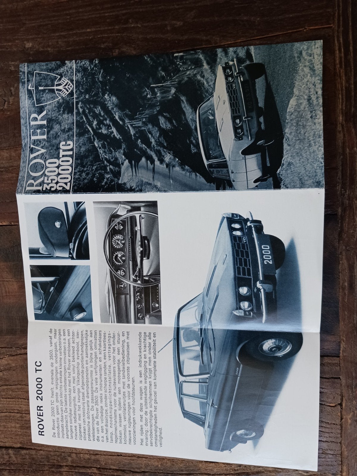 Rover 3500 2000TC folder +/- 1970, Ophalen of Verzenden, Gelezen, Overige merken