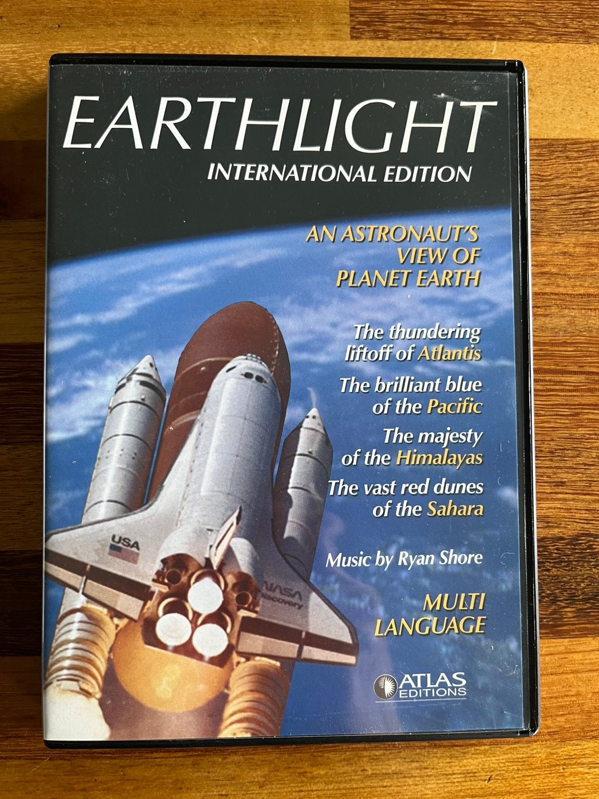 Dvd met 28 NASA video’s o.a. lancering Arlantis, Alle leeftijden, Ophalen of Verzenden, Zo goed als nieuw