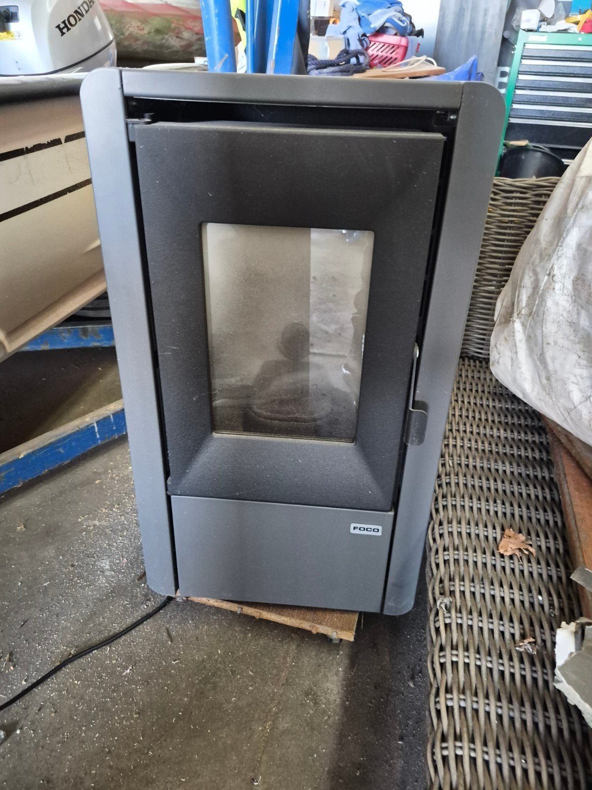 Foco Pelletkachel - Compact en Efficiënt, Ophalen of Verzenden, Gebruikt, Vrijstaande haard, Overige soorten