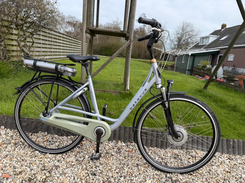 Batavus monaco elektrische damesfiets 49., Fietsen en Brommers, Elektrische fietsen, Zo goed als nieuw, Batavus, 47 tot 51 cm