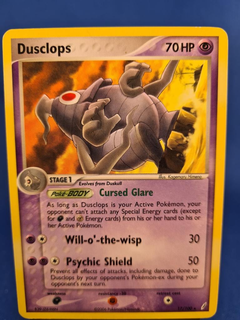 Dusclops 17/100 - Crystal Guardians, Hobby en Vrije tijd, Verzamelkaartspellen | Pokémon, Gebruikt, Verzenden