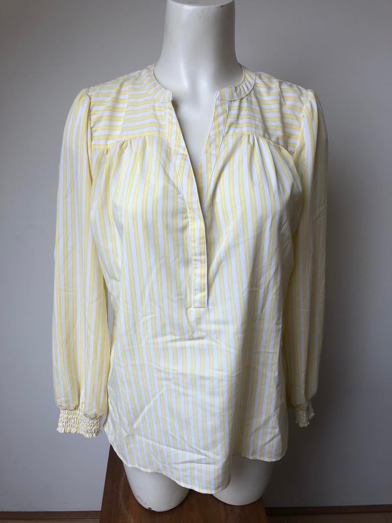 Saint tropez geel gestreepte blouse m, Maat 38/40 (M), Geel, Ophalen of Verzenden, Zo goed als nieuw