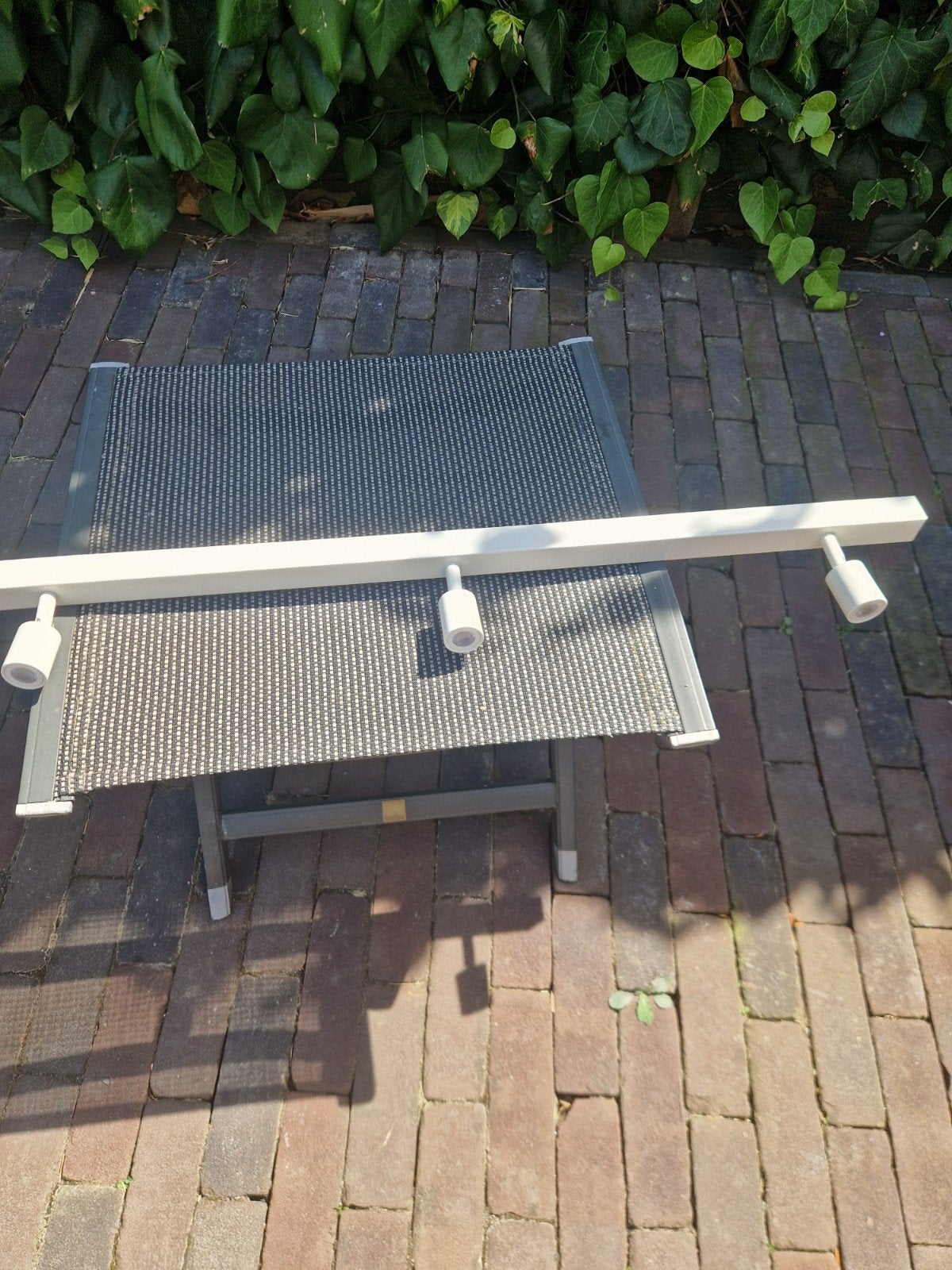 IKEA BAVE Spotlamp 78 cm - Wit, Huis en Inrichting, Lampen | Spots, Ophalen, Gebruikt, Geschikt voor wandmontage, Metaal