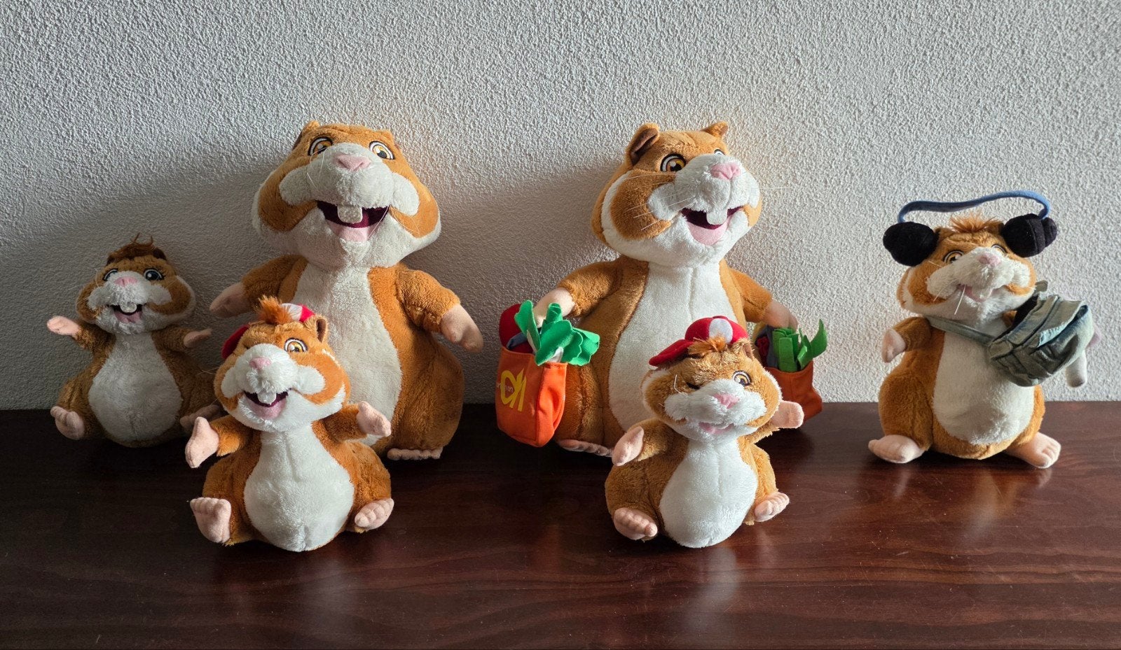 Set van 6 oude AH hamsters Zaandam, Albert Heijn, Ophalen of Verzenden