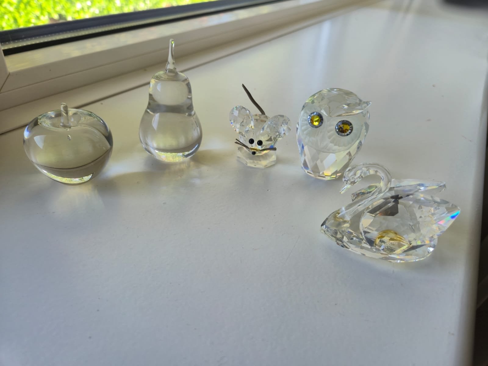 Swarovski kristallen beeldjes - set van 5, Ophalen of Verzenden, Zo goed als nieuw, Figuurtje