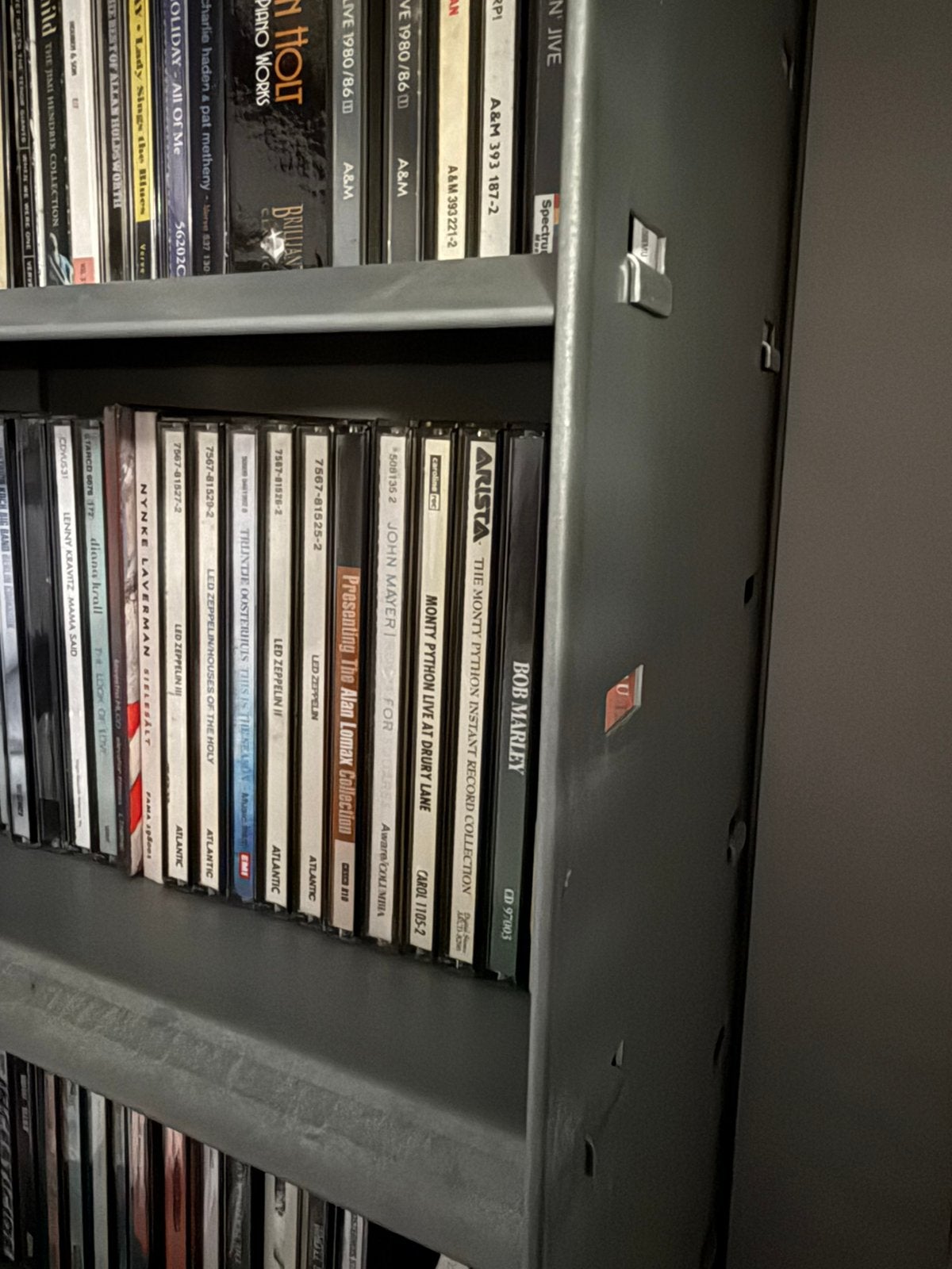 Vintage Spectrum MOD cd-kast  Dutch Design 66 breed 210 hoog, Ophalen, 150 discs of meer, Zo goed als nieuw, Metaal