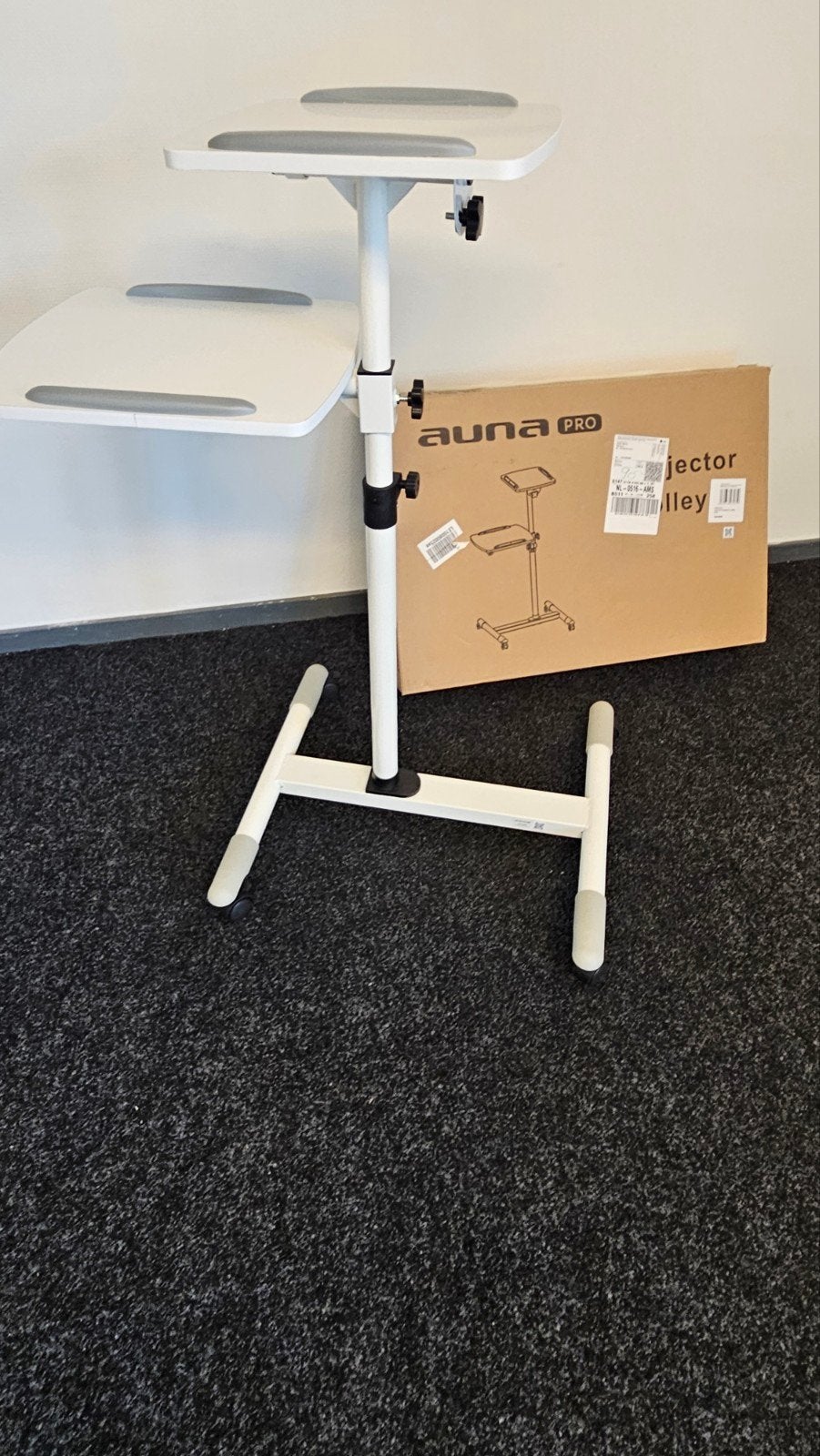 projectortafel, Ophalen