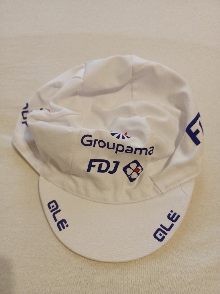 Wielerpetje Groupama FDJ (wit), Ophalen of Verzenden, Overige typen