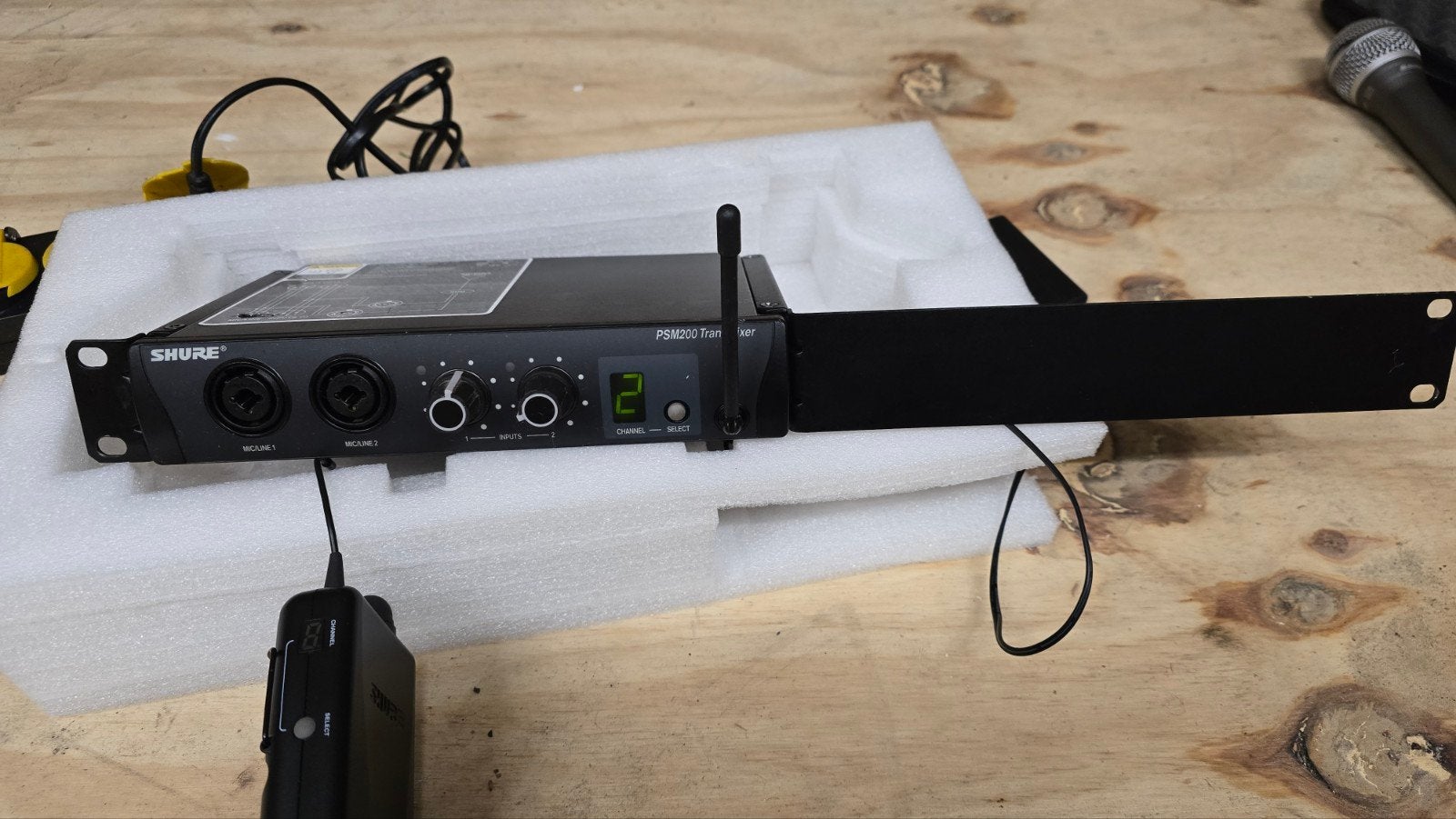Shure PSM200 TransMix Draadloos In-Ear Monitor Systeem, Ophalen of Verzenden, Zo goed als nieuw, Overige typen, Draadloos