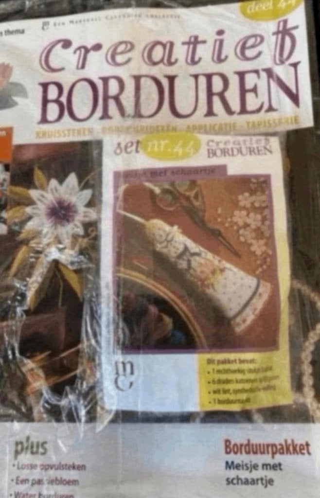 CREATIEF BORDUREN MET BORDUURPAKKET, Verzenden, Nieuw, Handborduren, Borduurpakket