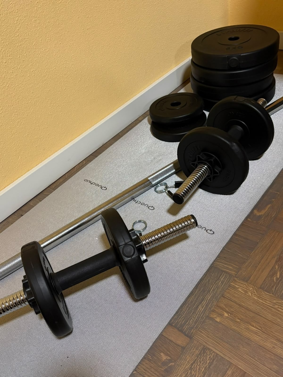 VIRTUFIT Verstelbare Halterset - 60,5 kg - Zwart, Ophalen, Nieuw, Armen, Halterset