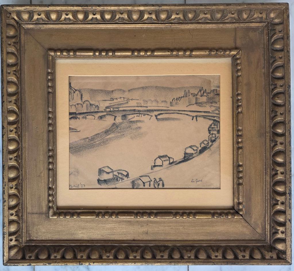 Leo Gestel - Originele Tekening, Ophalen of Verzenden