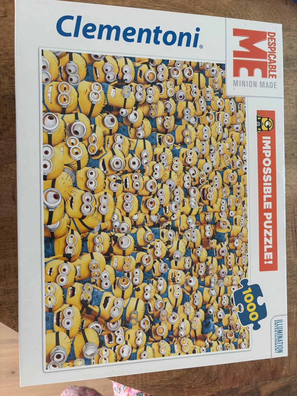 Clementoni Minions Impossible Puzzel 1000 stukjes, Ophalen, 500 t/m 1500 stukjes, Gebruikt, Legpuzzel