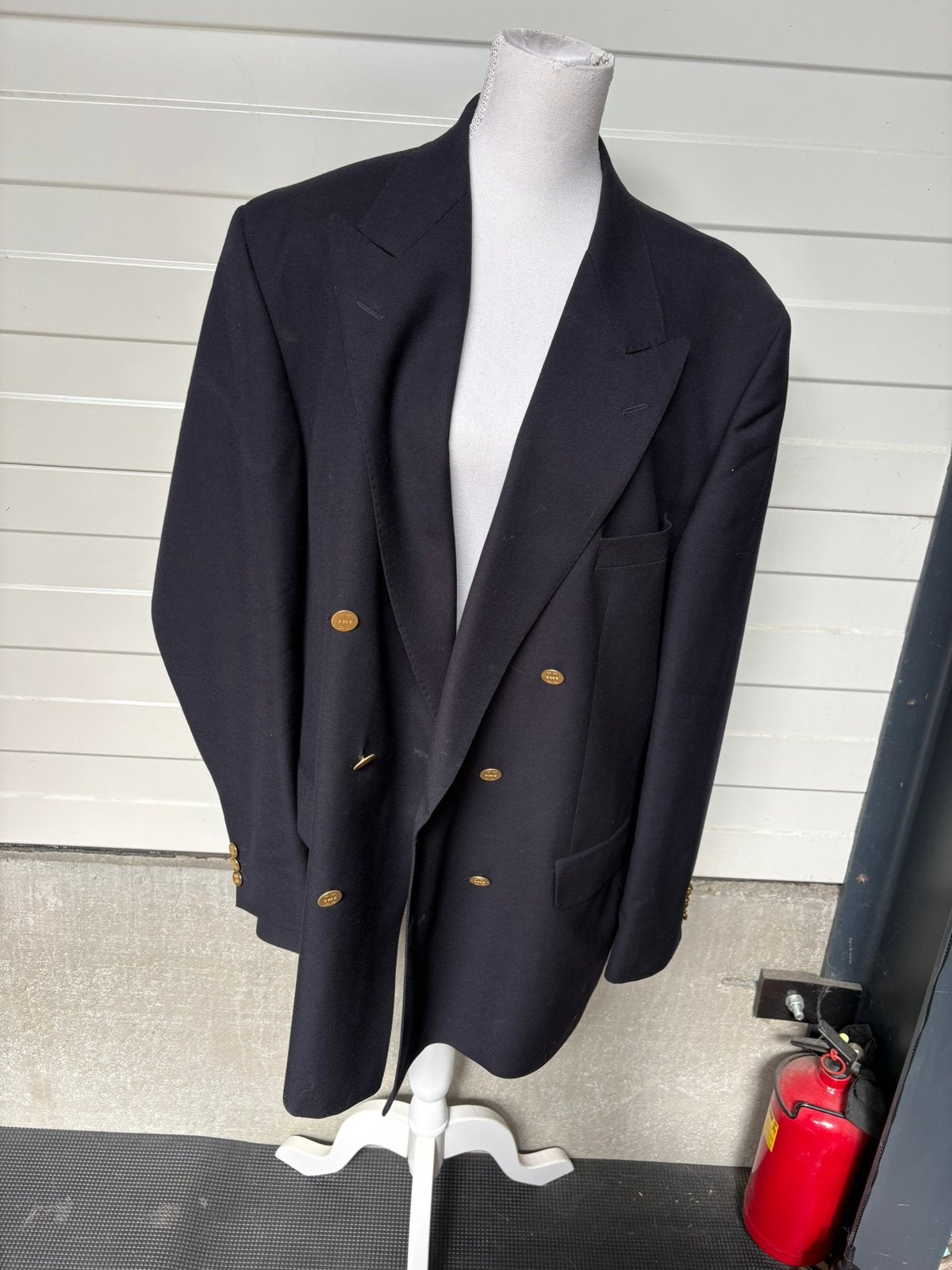 DAKS Squadron double-breasted herenblazer Küppers Maastricht, Verzenden, Zo goed als nieuw, Blauw