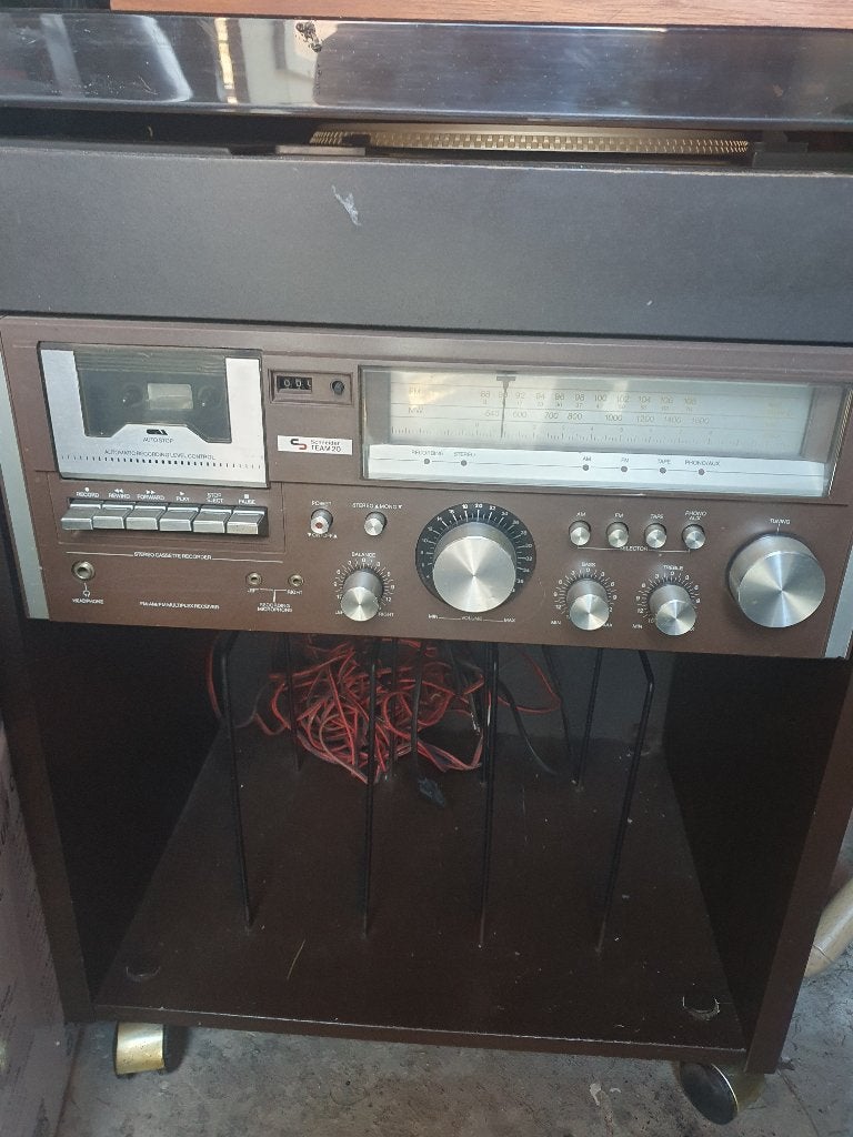Vintage Schneider Team 20 stereo-installatie, Ophalen, Gebruikt, Platenspeler, Overige merken