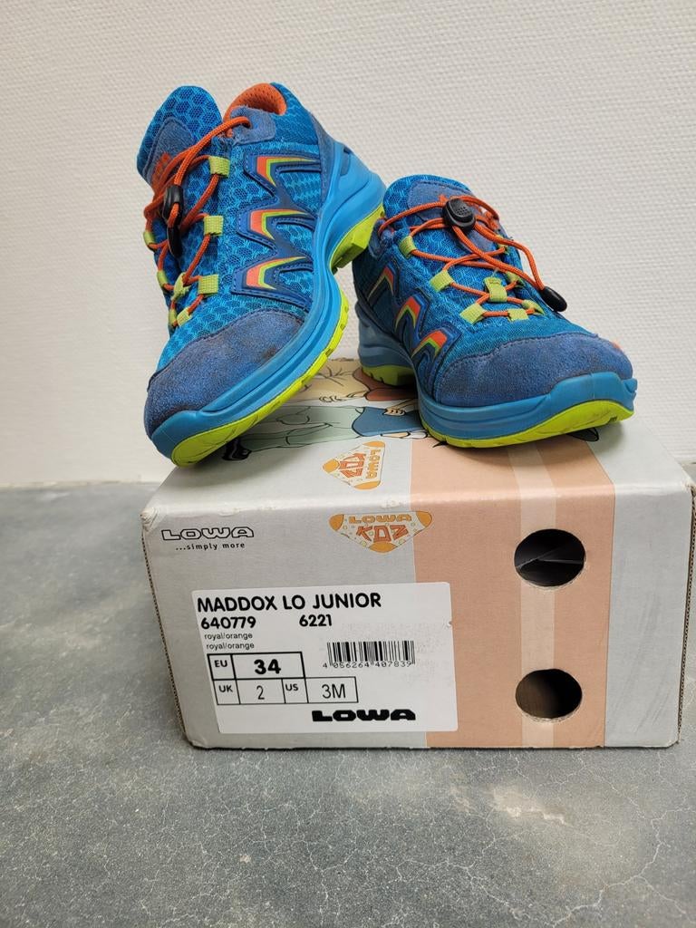 Zo goed als nieuw! Lowa Maddox Lo Junior maat 34, Lowa, Jongen of Meisje, Schoenen, Ophalen of Verzenden