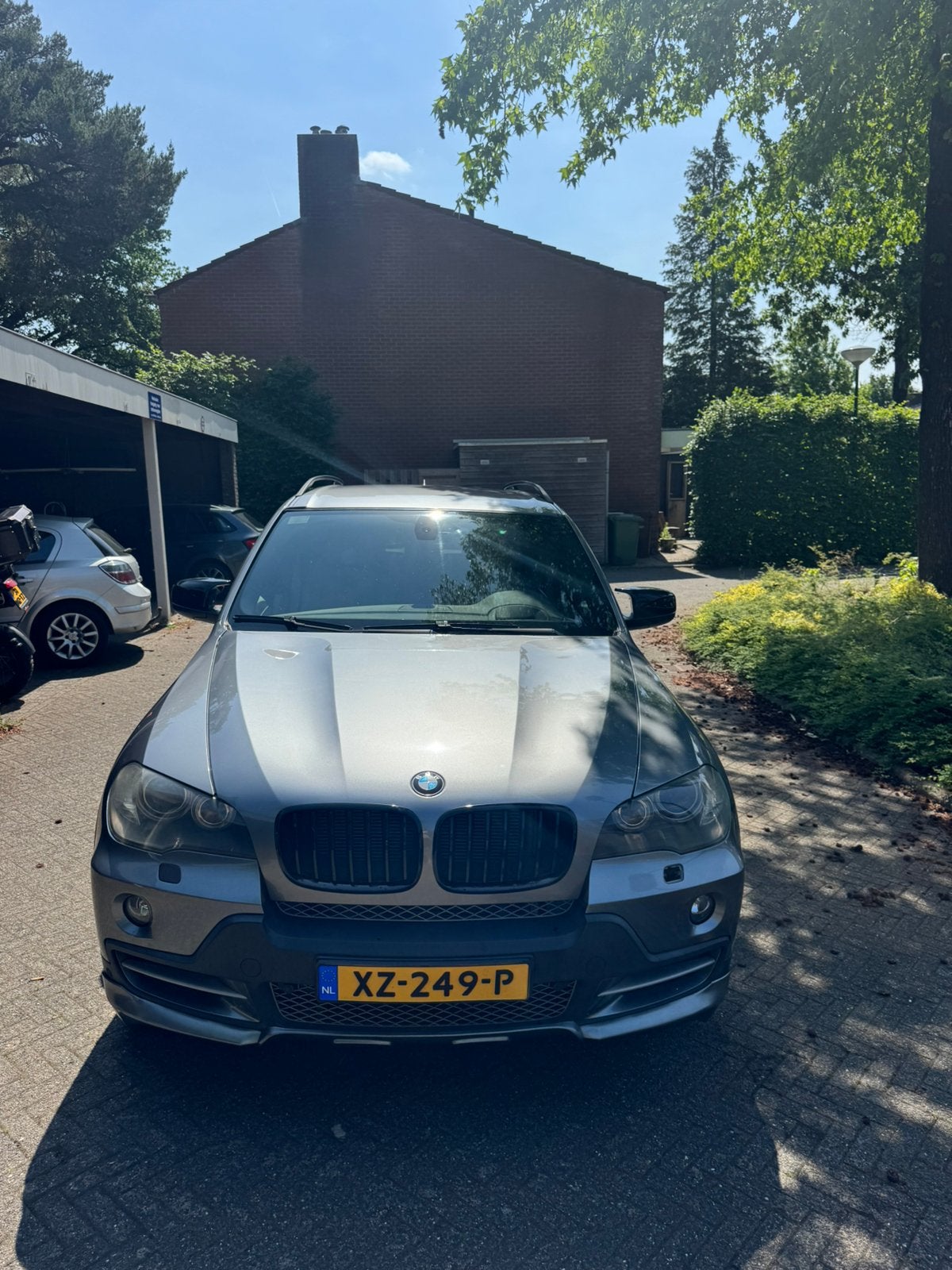 BMW X5 4.8 I AUT 2007 Grijs, Auto's, 138 €/maand, 4799 cc, 2145 kg, Vierwielaandrijving