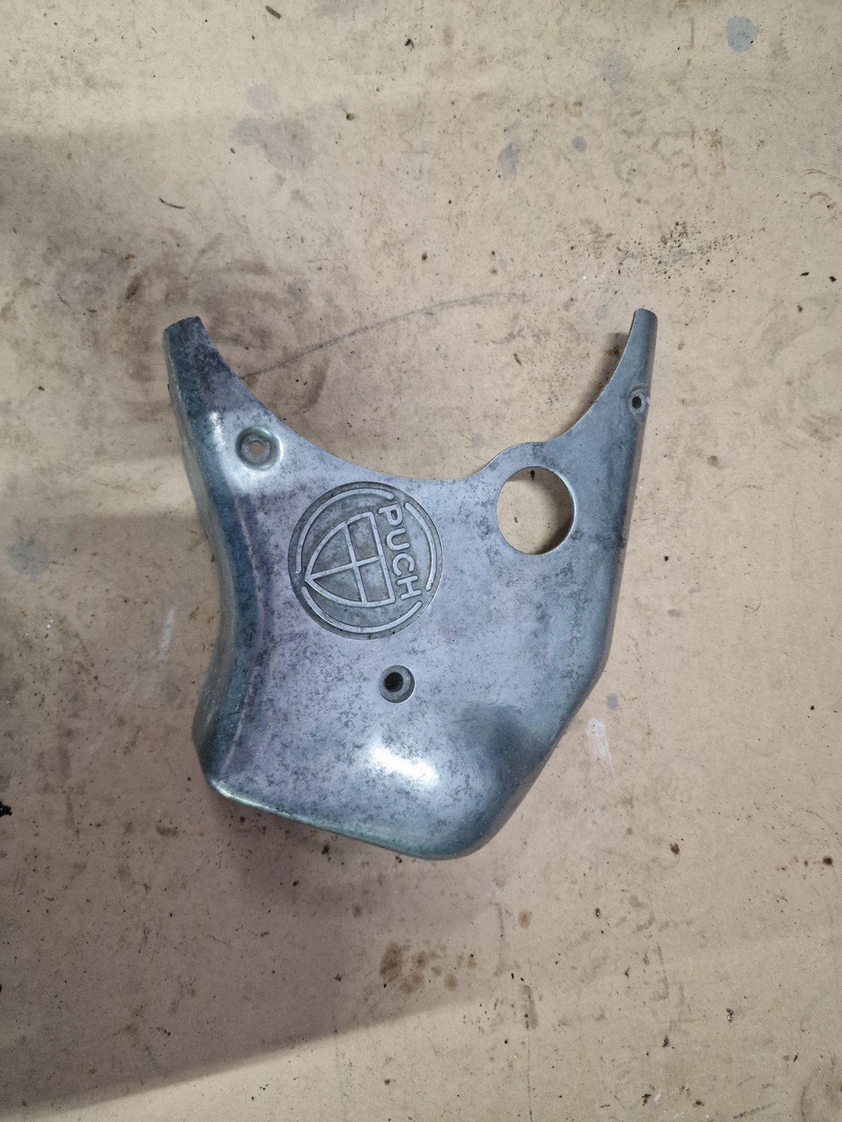 Puch MS VS aluminium zijkap ketting tandwiel in nette staat., Fietsen en Brommers, Ophalen of Verzenden, Puch