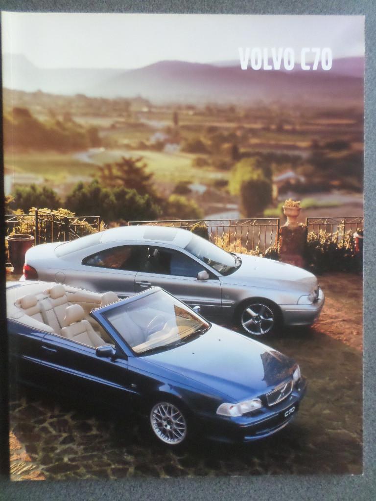 Volvo C70 Coupe & Cabrio brochure, Boeken, Ophalen of Verzenden, Zo goed als nieuw, Volvo