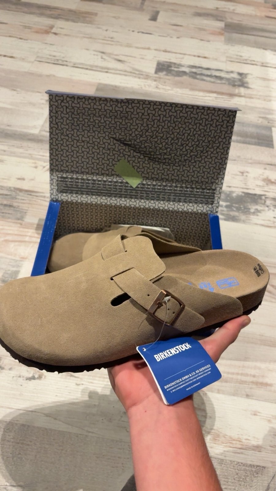 Birkenstock Boston Clogs - Nieuw met label, Ophalen of Verzenden, Nieuw, Beige, Instappers