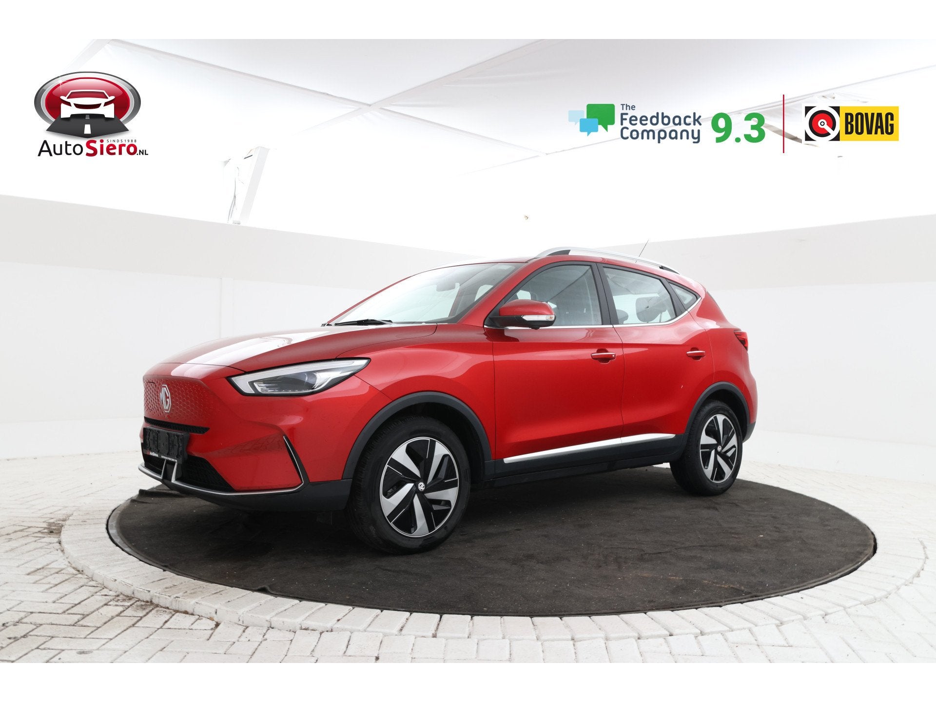 MG Mg zs ev EV Long Range Luxury 70 kWh Panorama, 360 camera, Gebruikt, Met garantie (alle), ZS, Leder