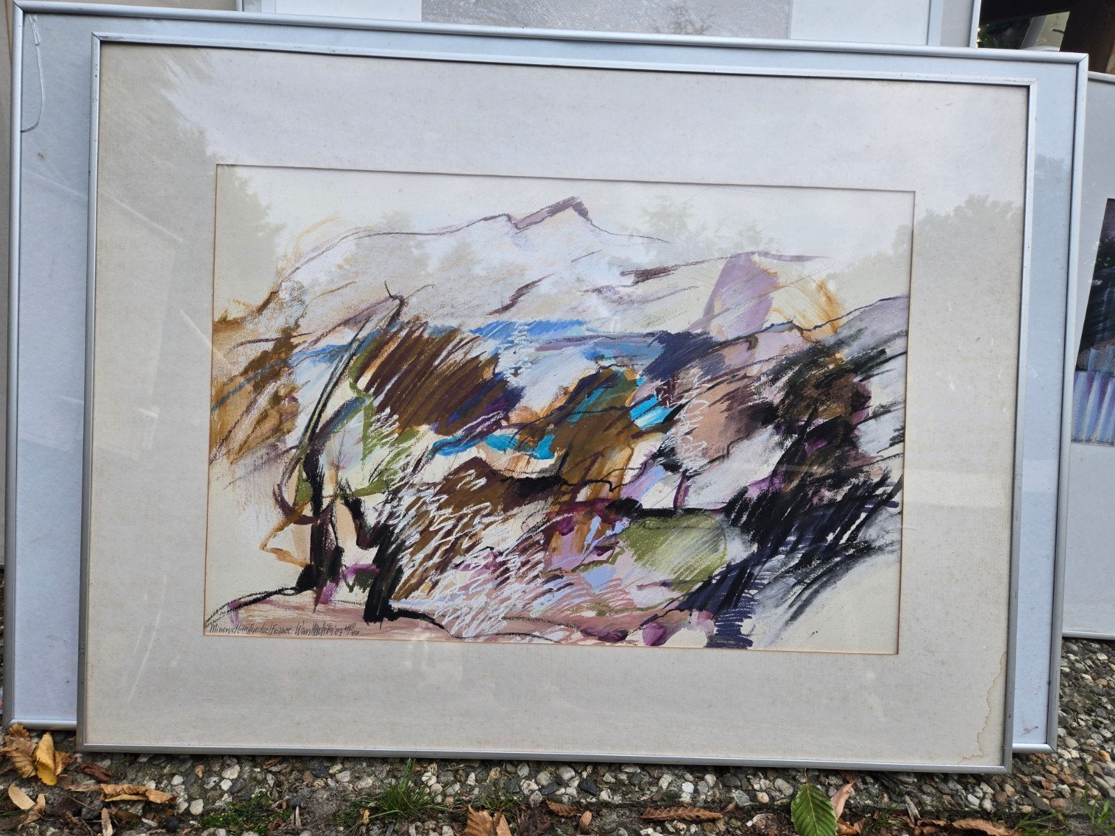 Diverse originele kunst van Wim Hendrik - Acryl en krijt, Ophalen