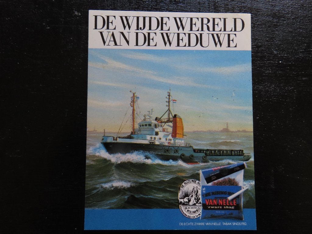 reclame plaatje 12 x 9 cm, Ophalen of Verzenden, Gebruikt, Kaart, Foto of Prent