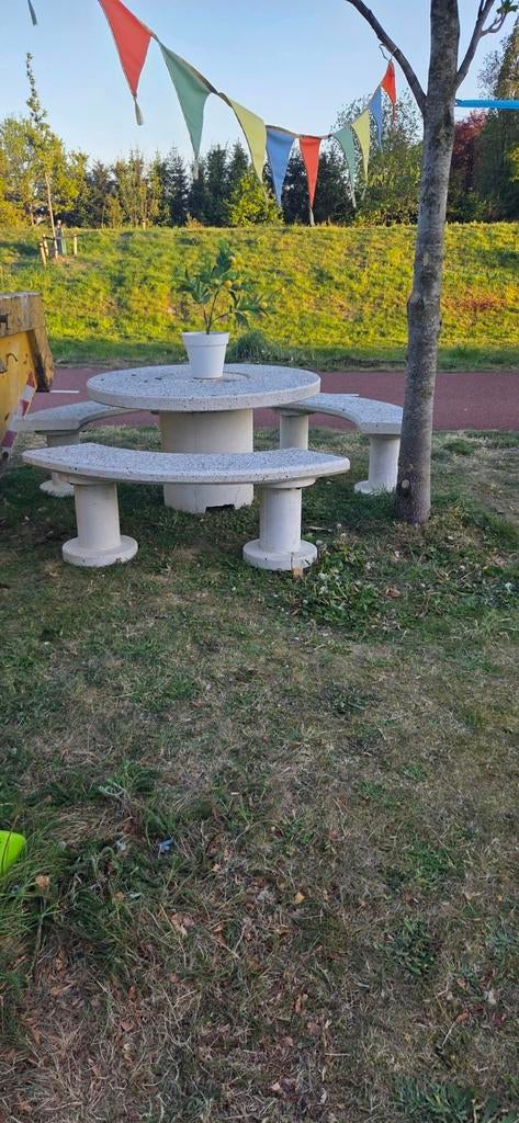 Betonnen tuin set, Ophalen of Verzenden